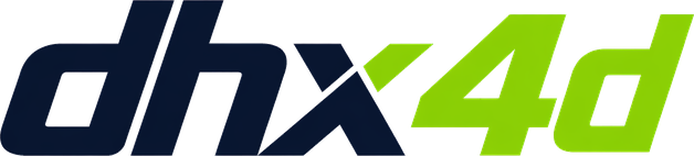dhx4d logo platform hiburan online Indonesia
